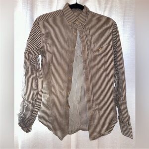 Merona Black and White Casual Button Down Shirt